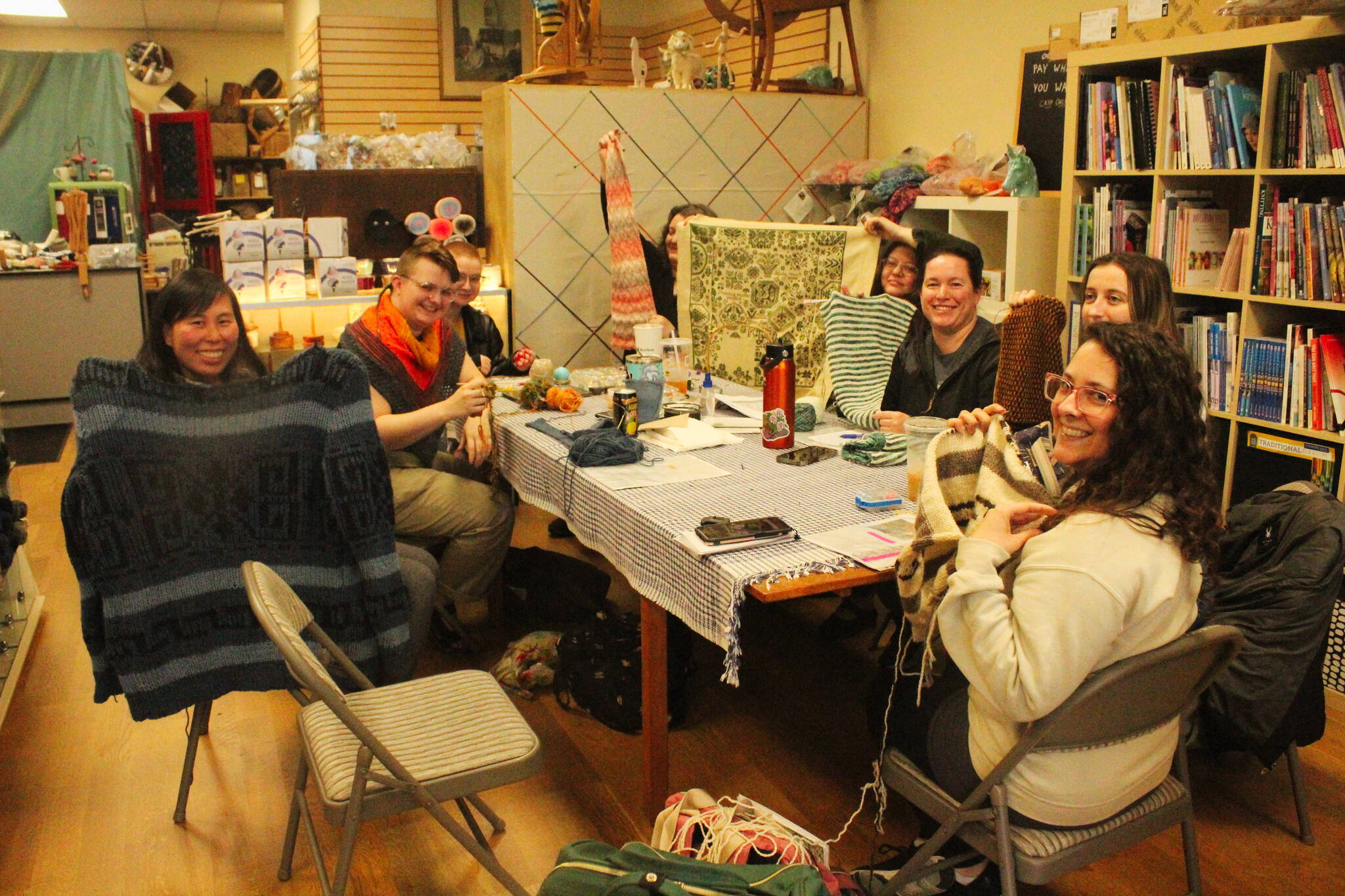 The New Knittery hosts a Fiber Friends Meet Up every Friday night from 6-8 p.m. Photo by Bailey Jo Josie/Sound Publishing