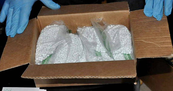 An example of fentanyl-laced pills seized by law enforcement. Courtesy photo