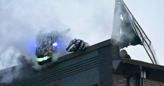 Erasmus the Dragon in downtown Renton. File photo