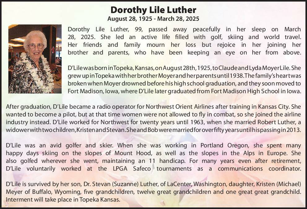 Dorothy Lile Luther | Obituary