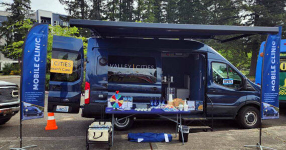 The Valley Cities Behavioral Health Care mobile clinic allows clinicians to meet community members in need of support where they are, offering on-the-spot intakes and immediate pathways to care. Photo courtesy of Valley Cities.