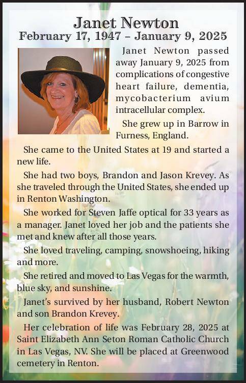 Janet Newton | Obituary